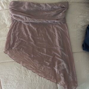 Urban outfitters pink strapless top